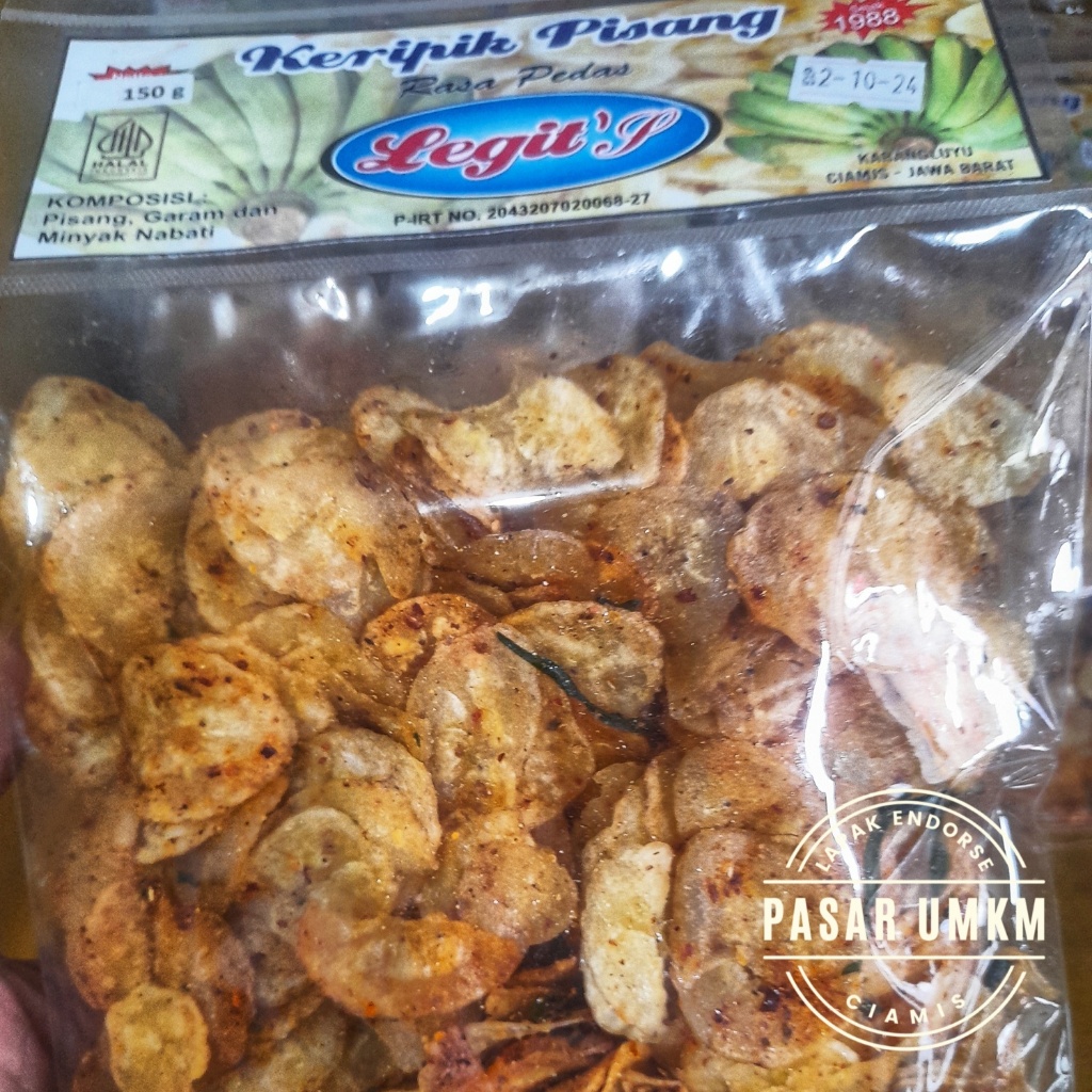 

Keripik Pisang Rasa Pedas Legit'S 150gr