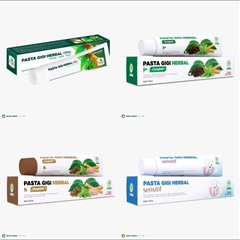 pasta gigi herbal cengkeh propolis sensitive hpai