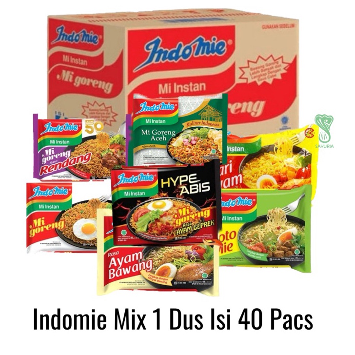 

STOK SIAP COD Indomie Mix 1 Dus Isi 4 Pcs Exp 8224