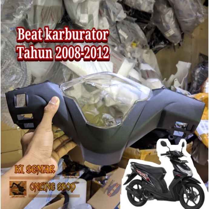 Ready Stock paket cover batok lampu belakang  mika km kaca speedometer honda beat karbu lama beat ka