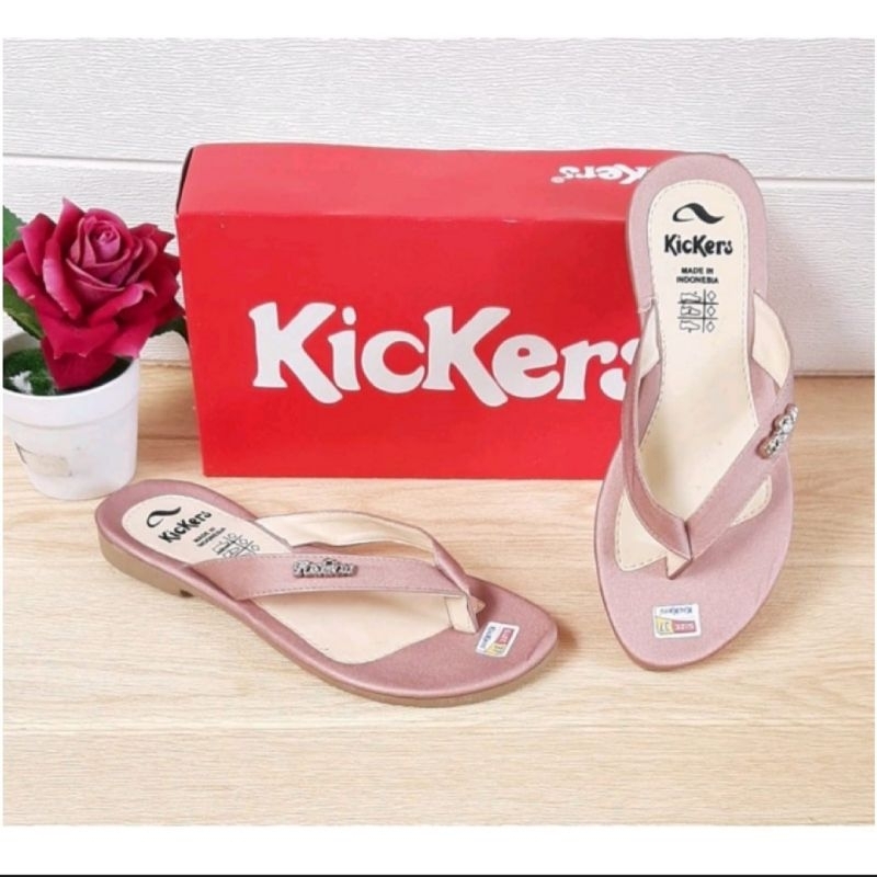 Sandal jepit kickers wanita sandal wanita santai