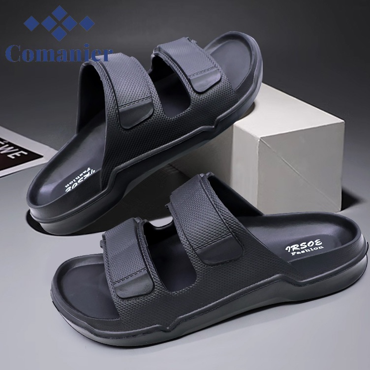 New Mart Comanier Sandal Jepit Pria Anti Slip Cowok Dewasa Sandal Carvil Flip Flop EVA kekinian