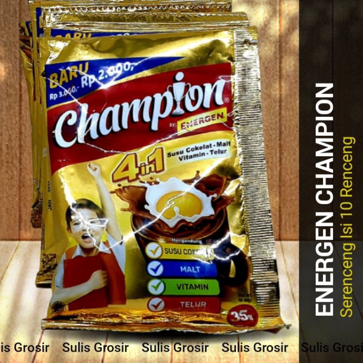 

Restock Energen Champion Renceng Isi 1 Sachet