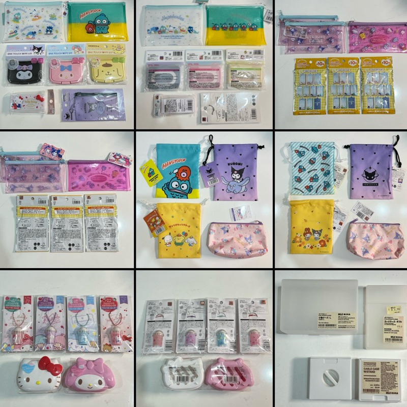daiso sanrio stuffs (baca deskripsi)