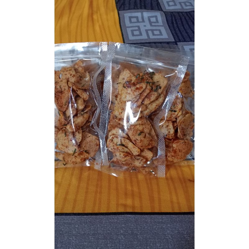 

basreng kering pedas dengan aroma daun jeruk