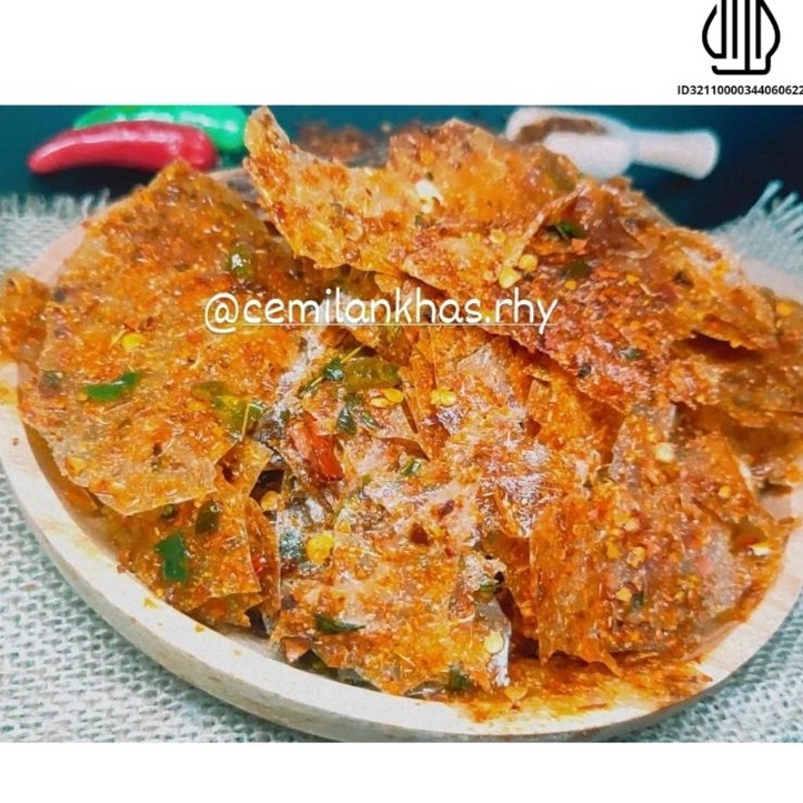 

Super Oke KRIPIK KACA PEDAS DAUN JERUK 25gr