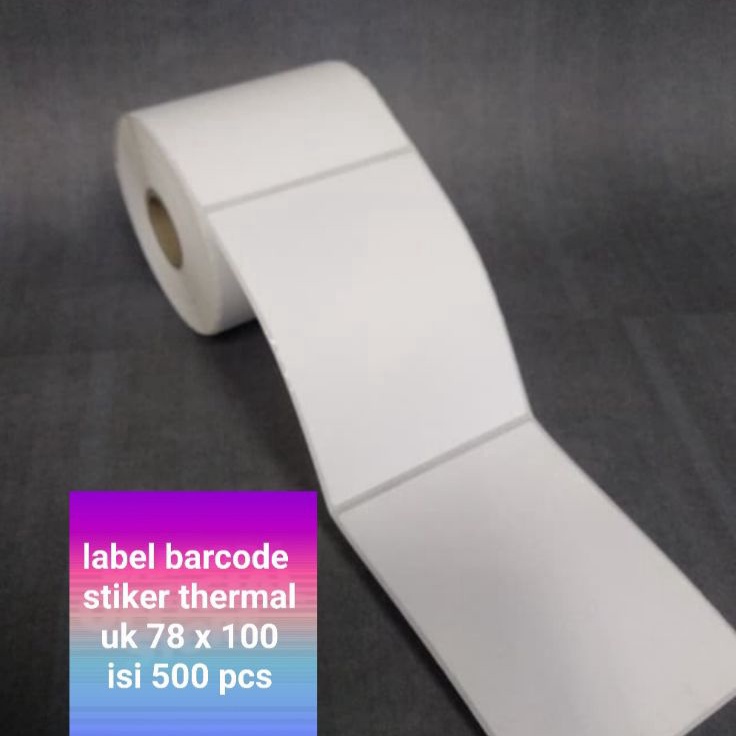 

Ready Stok LABEL BARCODE THERMAL 78X1 MM 78X1MM 8 x 1 mm 4 x 3 CORE 1 INCH