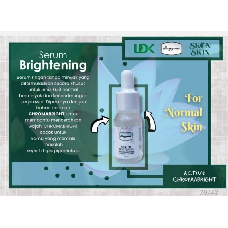 mayyasa glow serum brigthening chromabright