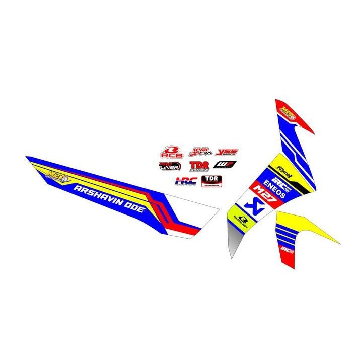 Striping Stiker Motor Lexi Semifull Motif Balab