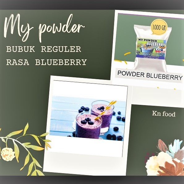 

1 Kg - Powder rasa Blueberry.