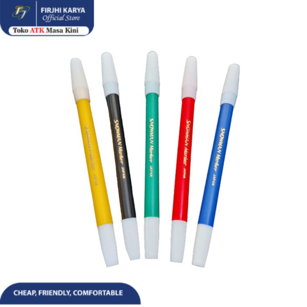 

Spidol Snowman Marker Warna Satuan (Spidol Kecil) - PW 12