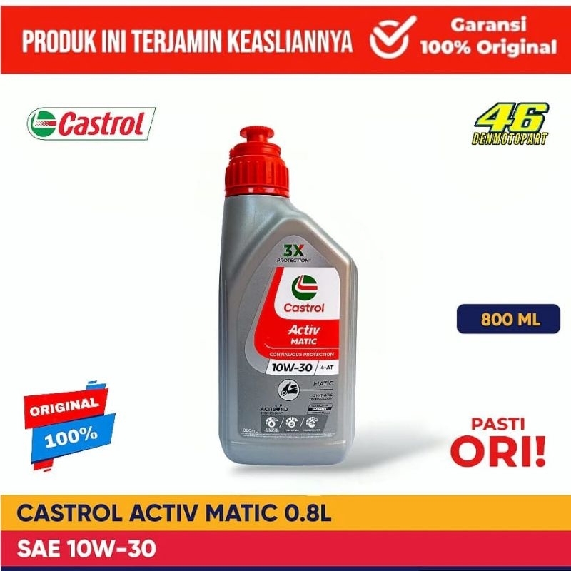 Castrol Activ Matic 800ml Original oli Motor Matic