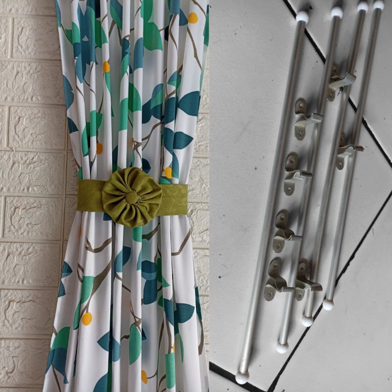 Free batang stick Gorden kupu kupu mewah kain tebal