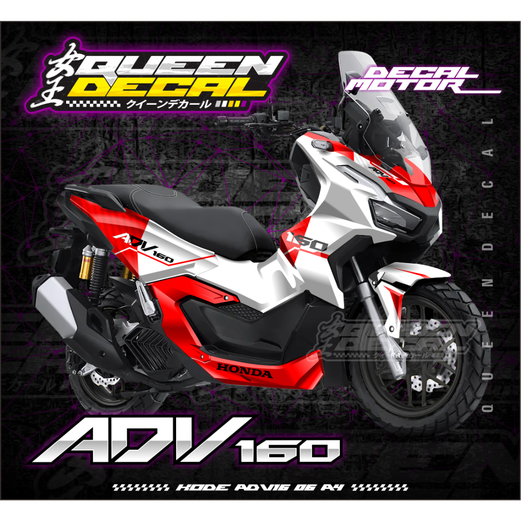 DECAL ADV160 - STIKER DECAL FULLBODY ADV160 - ADV16