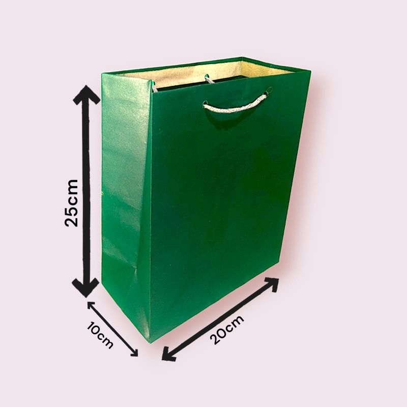 

PAPER BAG POLOS HIJAU.