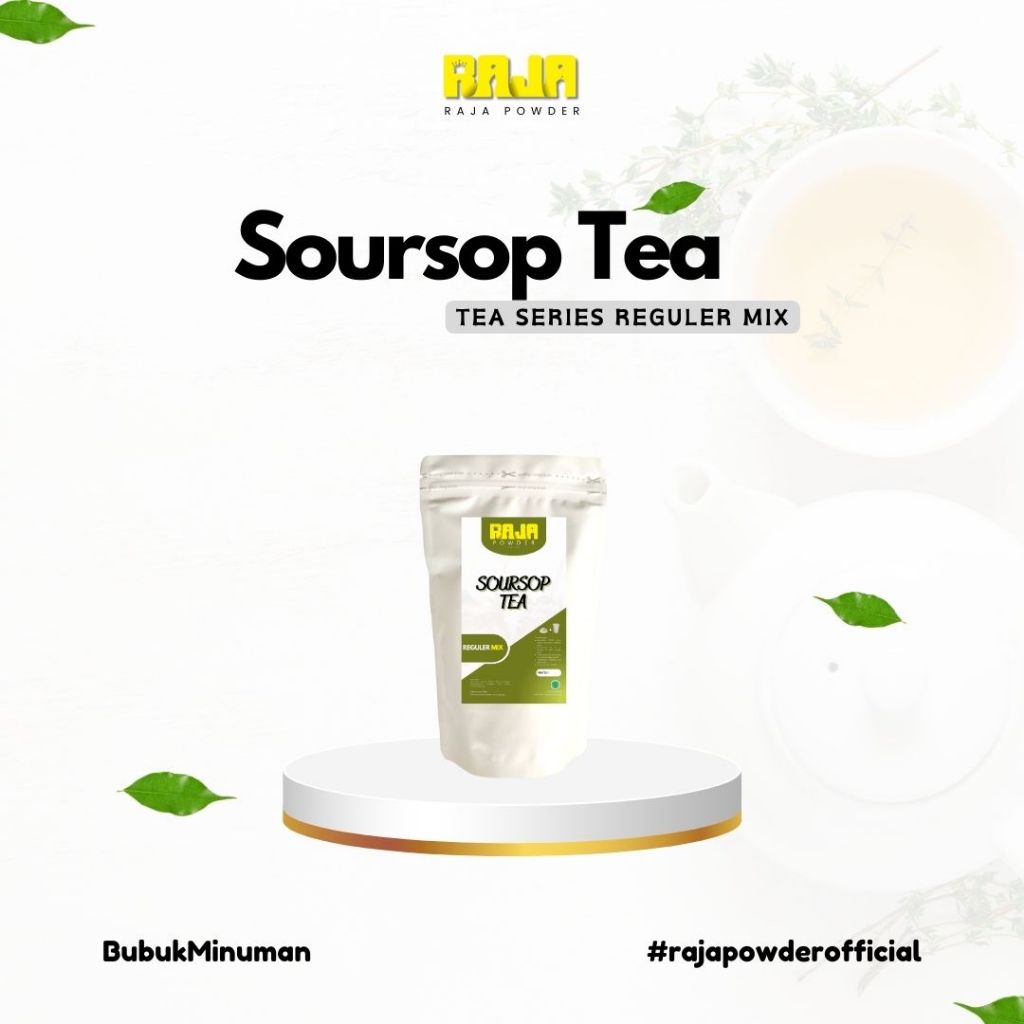 

Bubuk Soursop Tea Bubuk Minuman Teh Sirsak Powder 250 gram