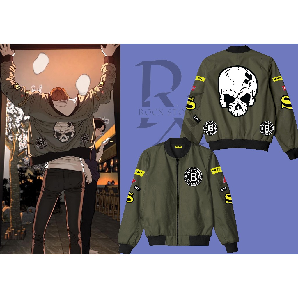 Jaket Bomber Taehoon How To Fight Manhwa Comicss