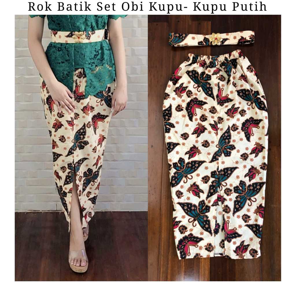 Rok Jadi Batik Set Selendang Obi