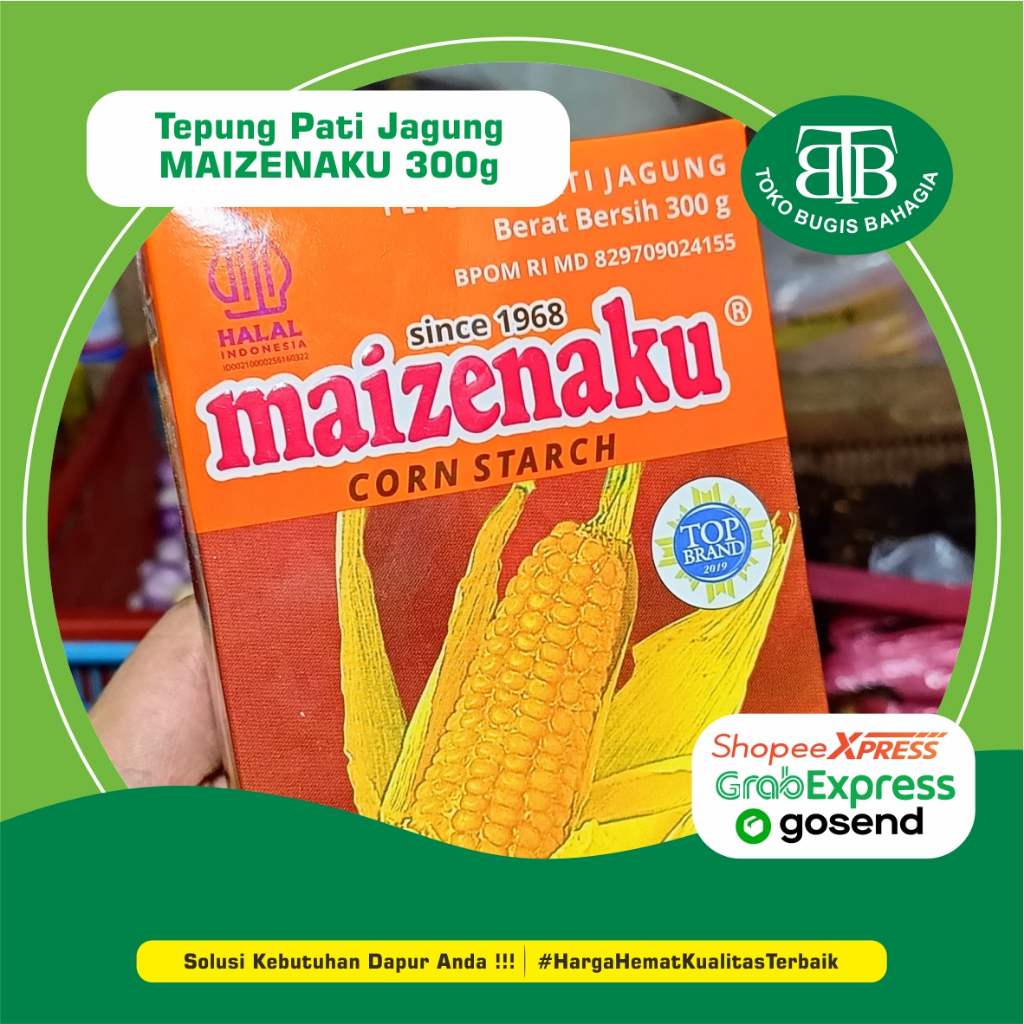 

Tepung Pati Jagung MAIZENAKU 300g