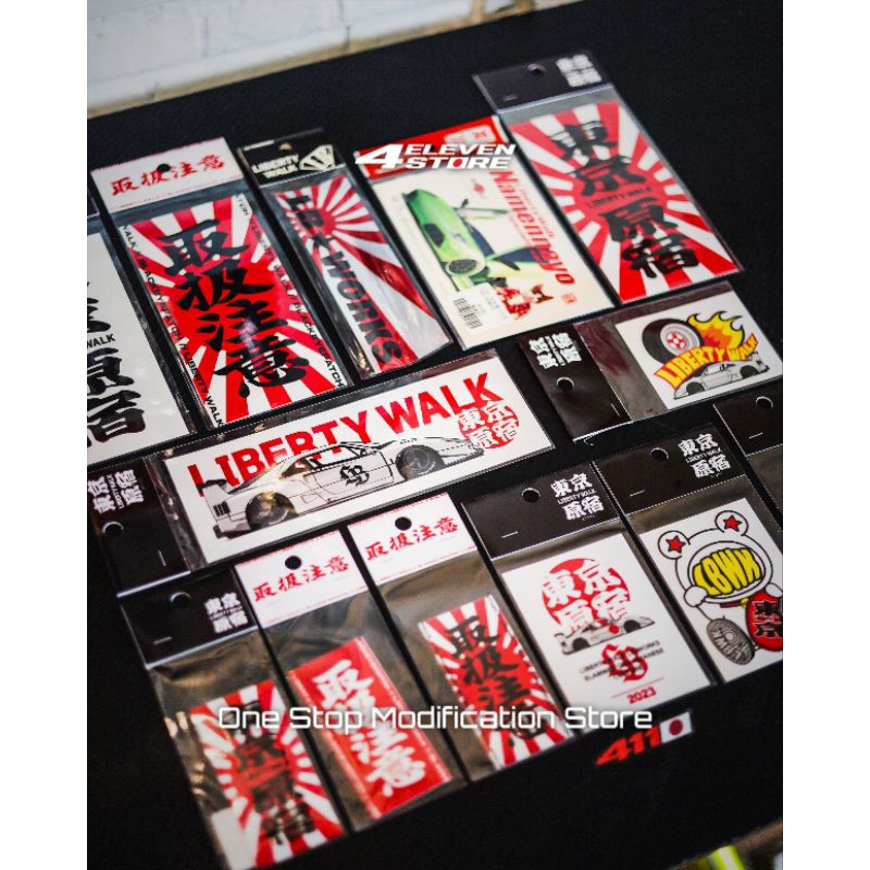 

Liberty Walk Stickers Official merchandise of LBWK Japan