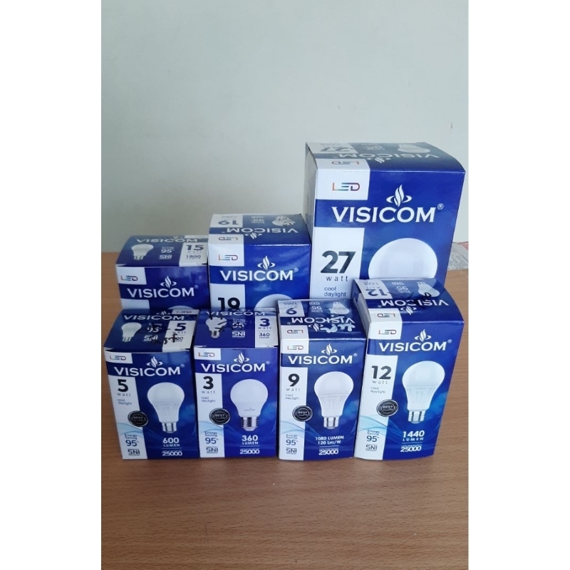 LAMPU LED BULB VISICOM 15 WATT ( 5 PCS )