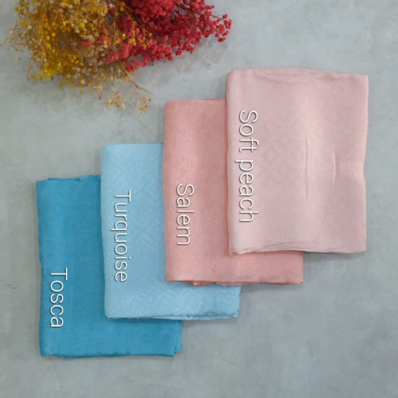 kain batik viscose semi sutra polos