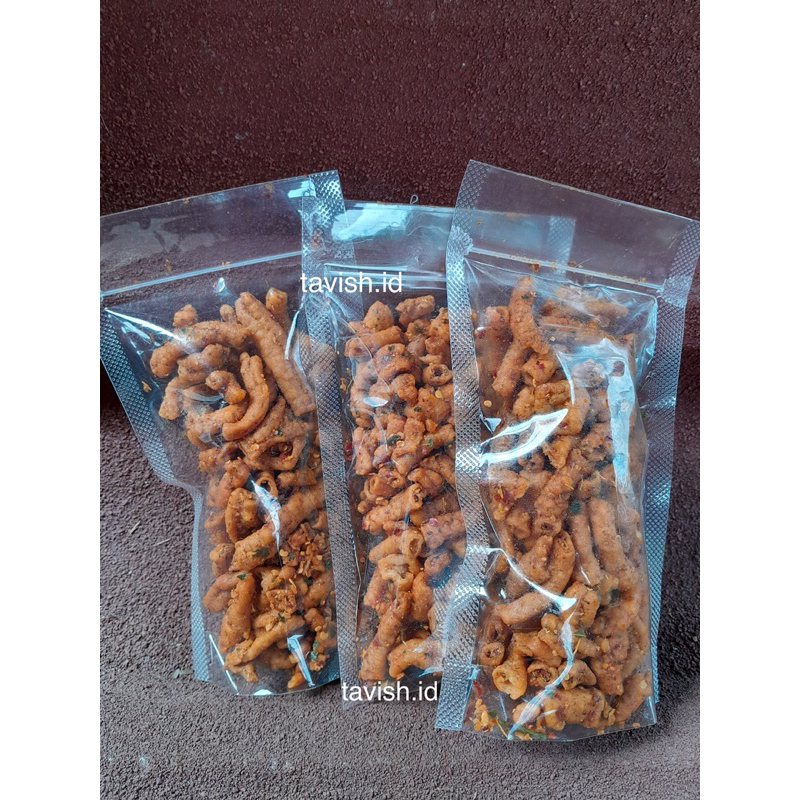 

Usus Crispy pedas dan original Daun Jeruk Renyah