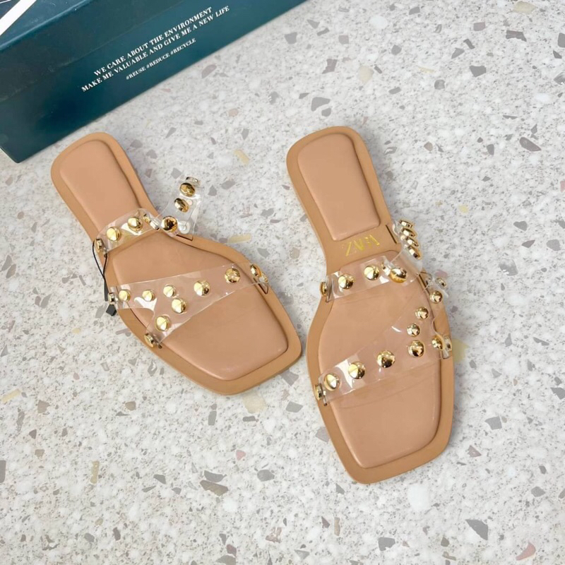 Sandal zara / Sandal wanita / Sandal Flat wanita