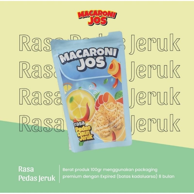 

MACJOSS!! Makaroni Joss Rasa Daun Jeruk!! Makanan Viral Kekinian Snack Ringan