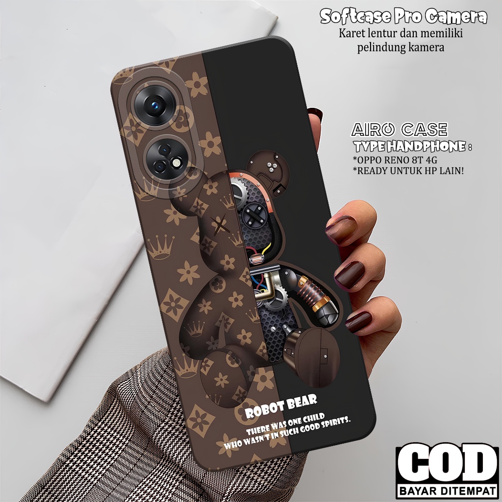 Softcase OPPO RENO 8T 4G Terbaru Case OPPO RENO 8T 4G Terbaru Fashion Case Kartun Casing OPPO RENO 8