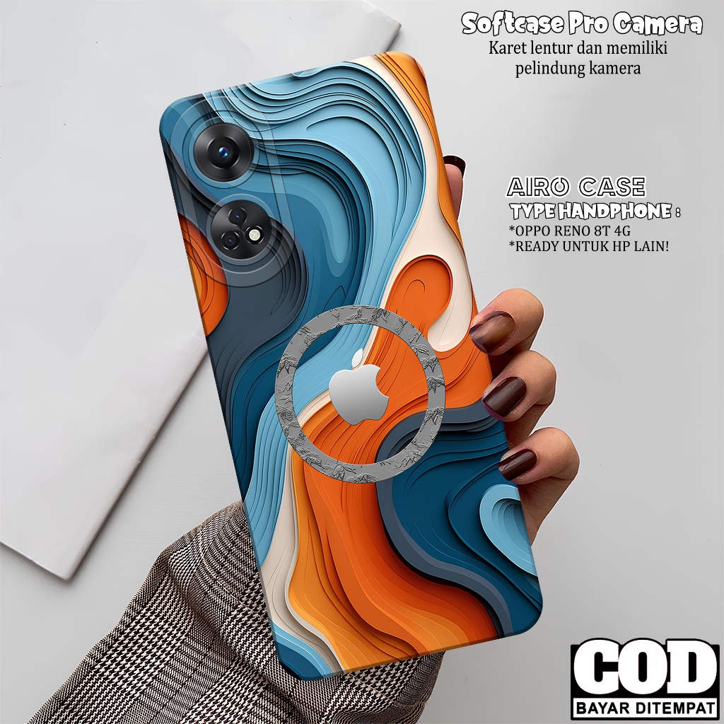 Softcase OPPO RENO 8T 4G Terbaru Case OPPO RENO 8T 4G Terbaru Fashion Case Branded Casing OPPO RENO 