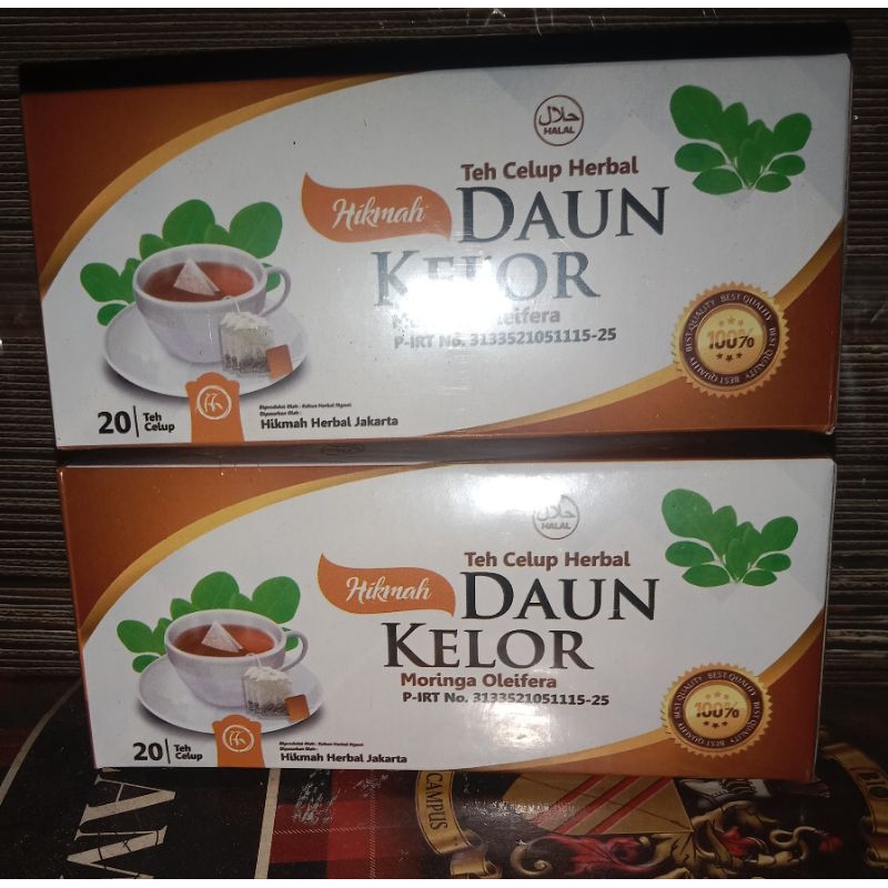 

Teh celup daun kelor/teh herbal daun kelor isi 20 ps.