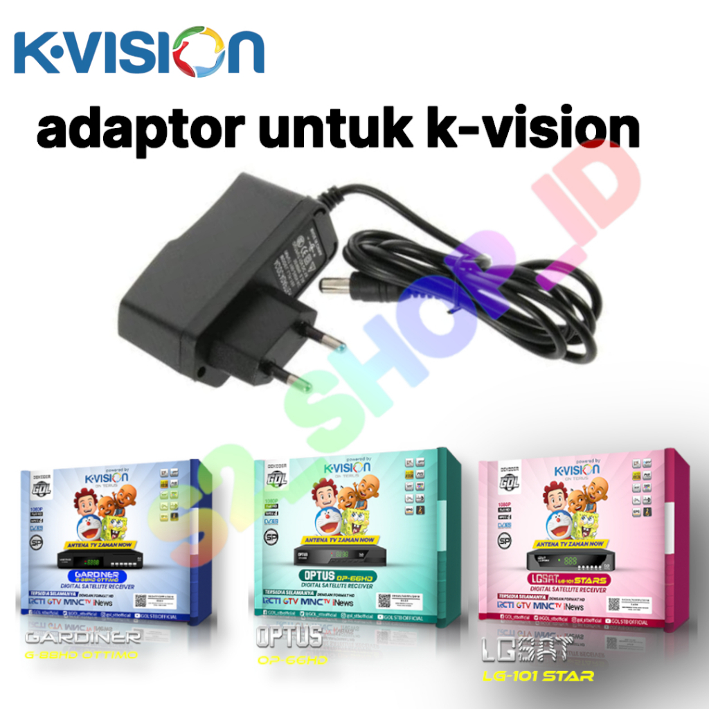 adaptor k vision, cocok untuk semua jenis receiver k vision