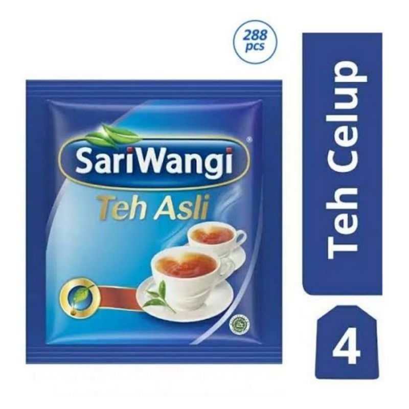 

TEH CELUP SARI WANGI ISI 4'S x 2 PCS