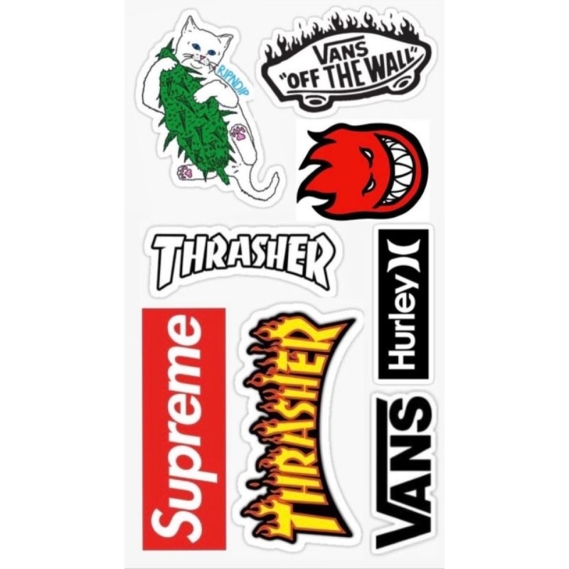 

stiker brand premium anti air 20 pcs/stiker