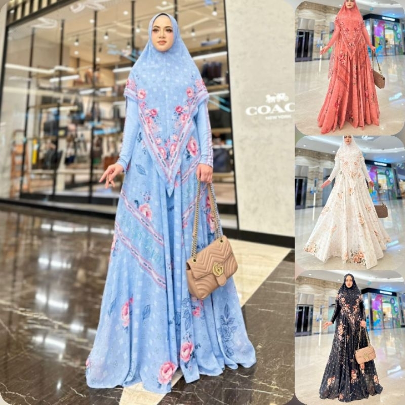 ALYA ALUNA  Baju Gamis Syari Muslimah Aluna series By Alya Syari. TWear