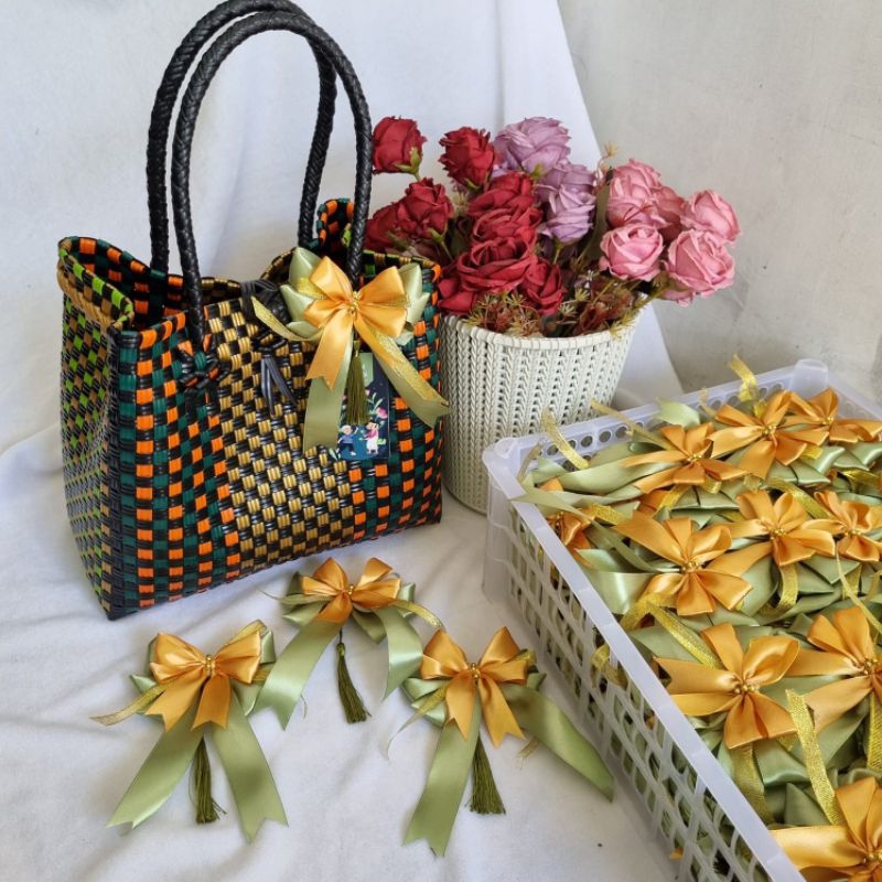 

Pita hampers, pita Lebaran pita langsung pasang +handtag (ready)