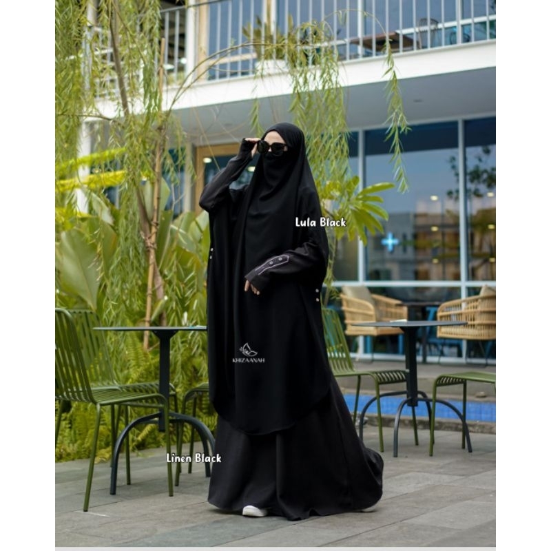 FRENCH KHIMAR LULA CALLA BY KHIZAANAH SUNNAH FK TERBARU TERLARIS KHIMAR SYARI
