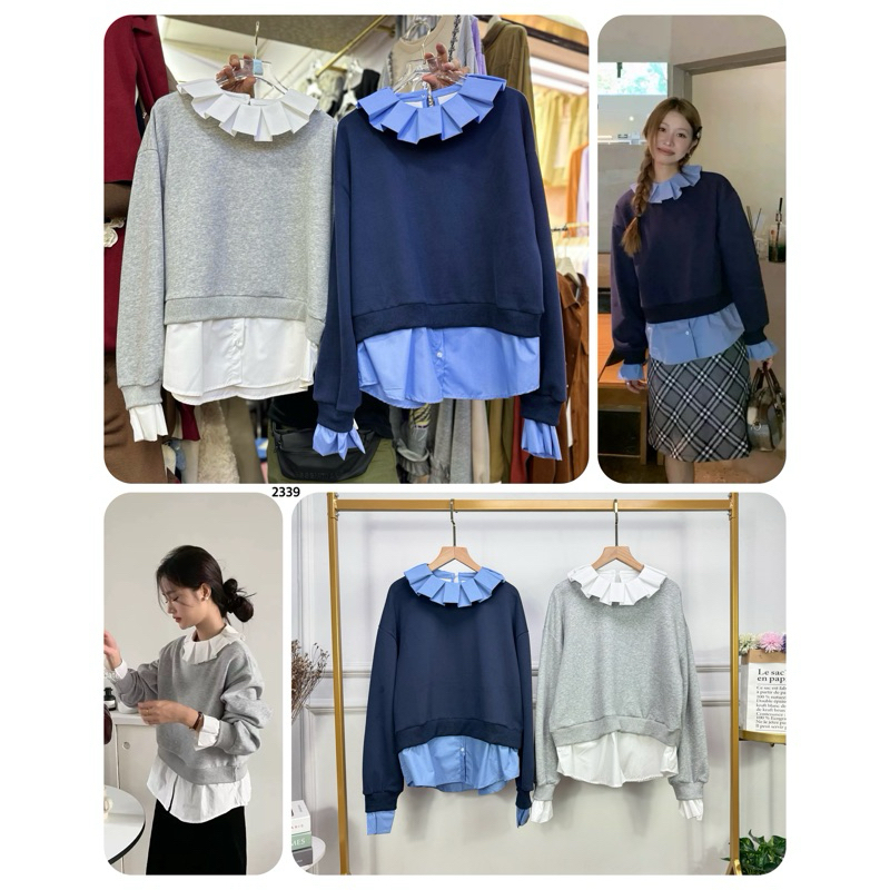 Pgmta Grosir Sweatshirt import Kode 2339 serian isi 4 pcs