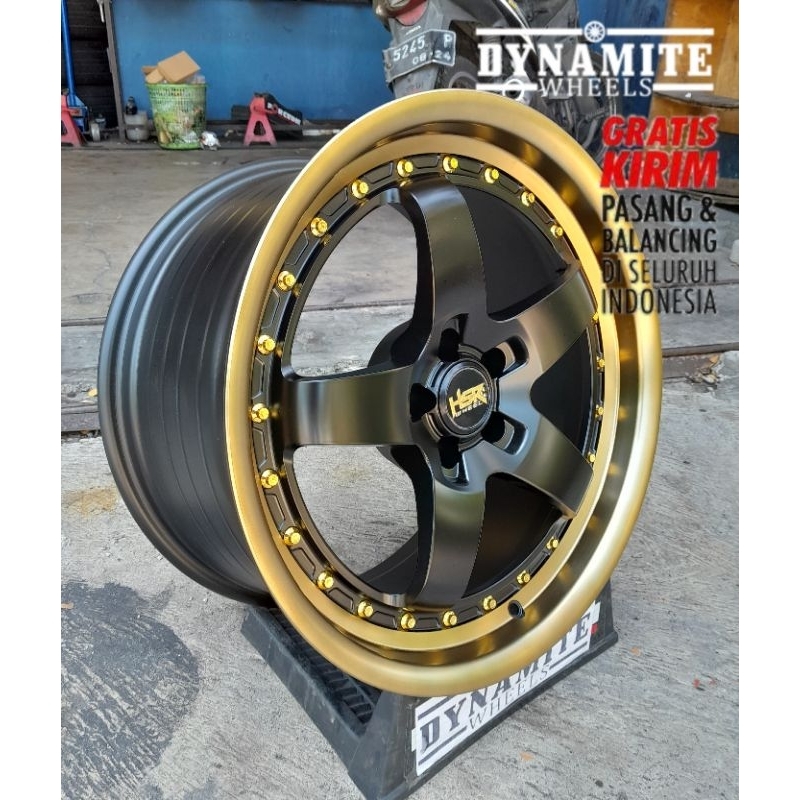 Velg Hsr Ring 18 Honda Civic Accord Camry Almaz Brv Hrv R18 Baut 5 Pcd 5 x 114,3 Pelek Celong Lebar 