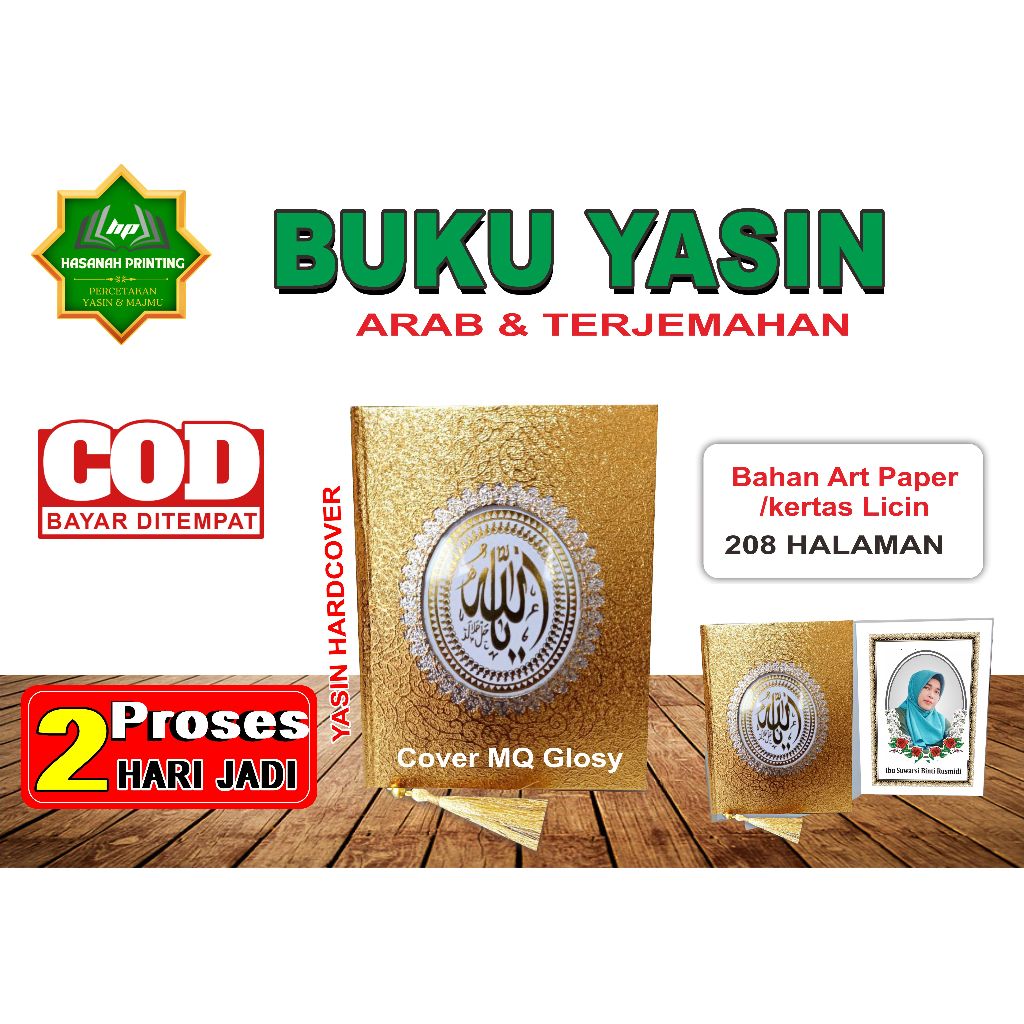 Yasin Hardcover MQ 208 Halaman Art Paper