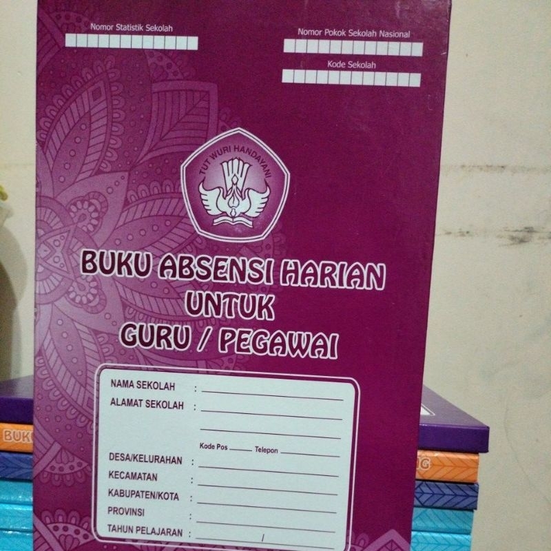 Buku Absensi Harian untuk Guru/Pegawai