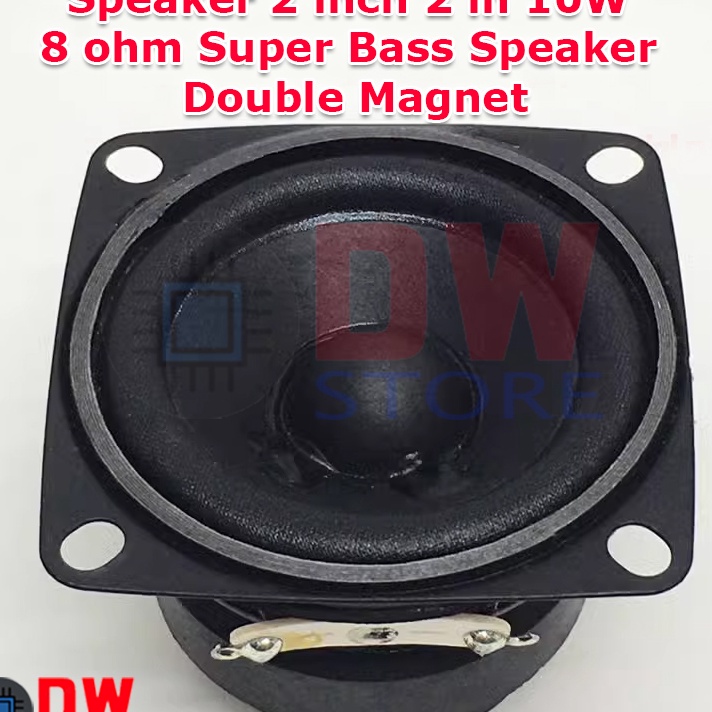 Berkualitas Tanpa Mahal Speaker 2in 2 inch 2 in 1W 8 ohm Bluetooth Super Bass Double Magnet