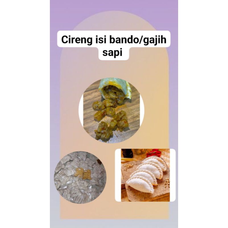 

cireng ayam suwir gajih atau jando