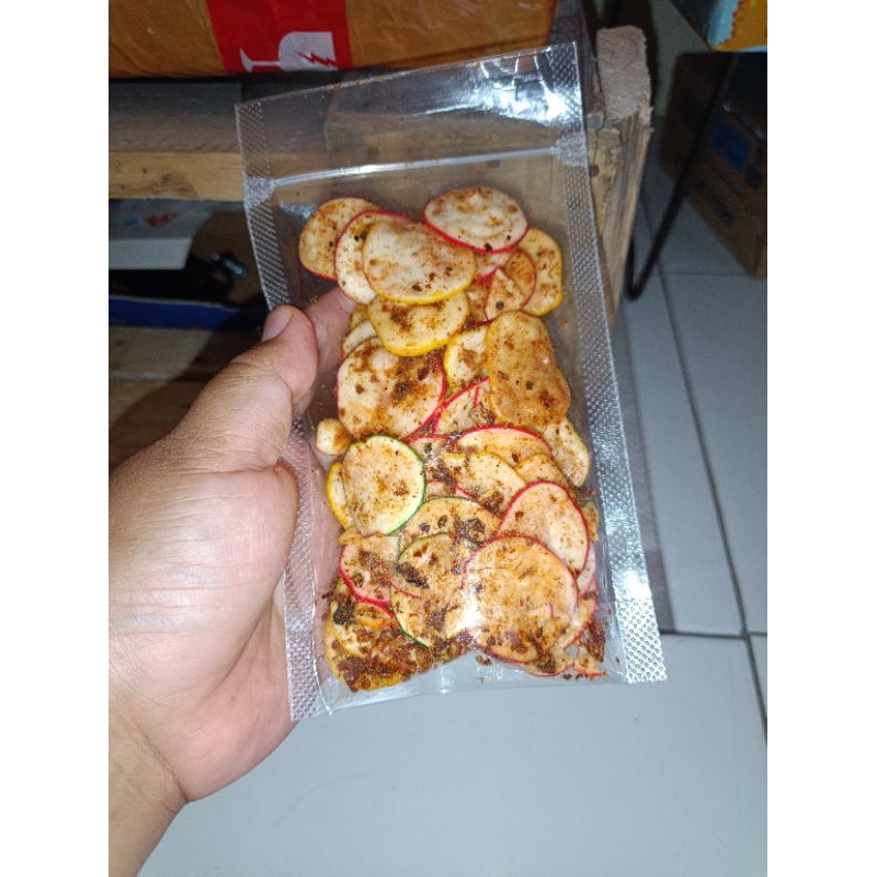 

SEBLAK KERUPUK VIRAL AROMA KENCUR DAUN JERUK -ZEA'S SNACK-