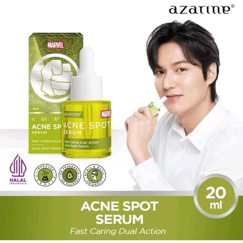 JAMINAN ORIGINAL Serum Azarin Acne Spot 20 ml Marvel Hulk