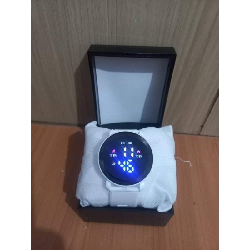 Jam Tangan Digital Bulat LED Watch