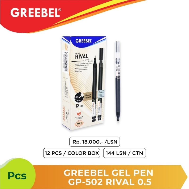 

Greebel Gel Pen Viero Isi 12pcs