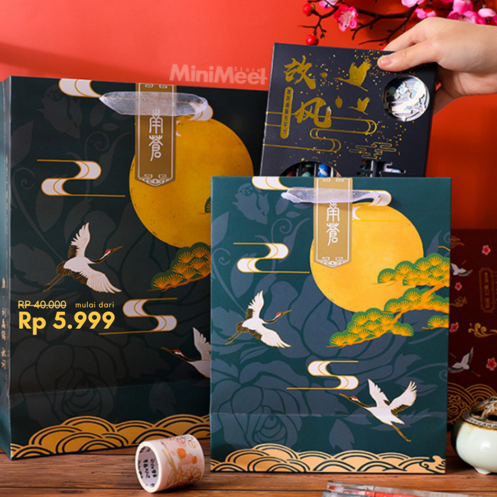 

Paperbag Motif Aesthetic Pemium Luxury / Tas Kado Gift / Hampers Souvenir Bag