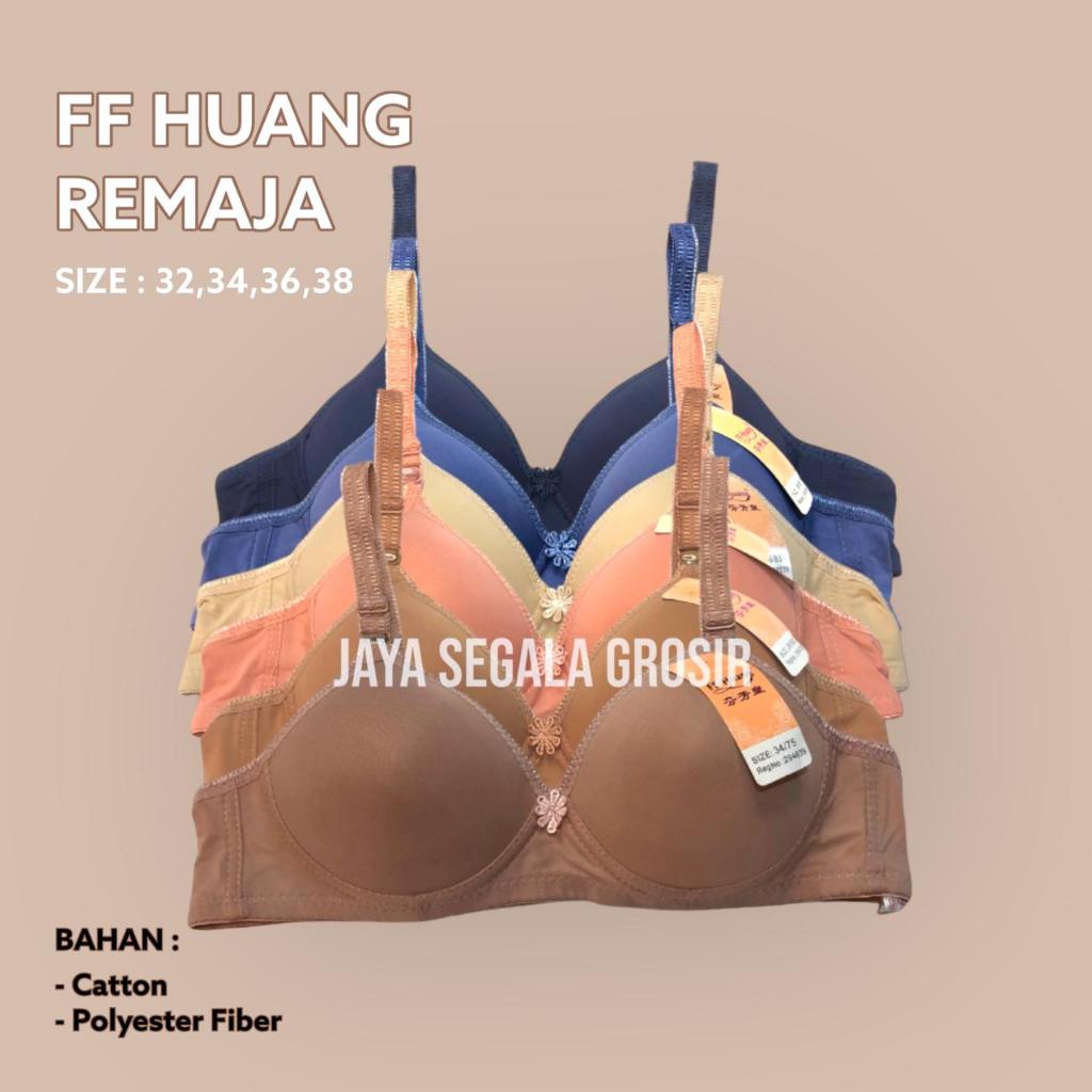 5PCS BH FF HUANG CUP B / BRA FF HUANG REMAJA MURAH TANPA KAWAT/GROSIR MURAH